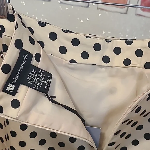 Valerie bertinelli polka dot skirt, with back zipper. - Picture 3 of 4